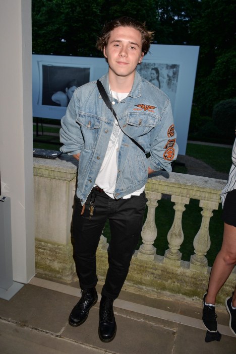 Brooklyn Beckham at the Kate Moss + Mario Sorrenti Launch Party of the New OBSESSED Calvin Klein Fragrance in London, UK on the 22nd June 2017 Photo: Dominic O'Neill for Calvin Klein 0208 004 5359 Sales@silverhubmedia.com